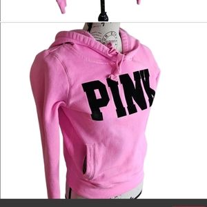 Victoria's Secret PINK Hoodie Color pink and black Size Small